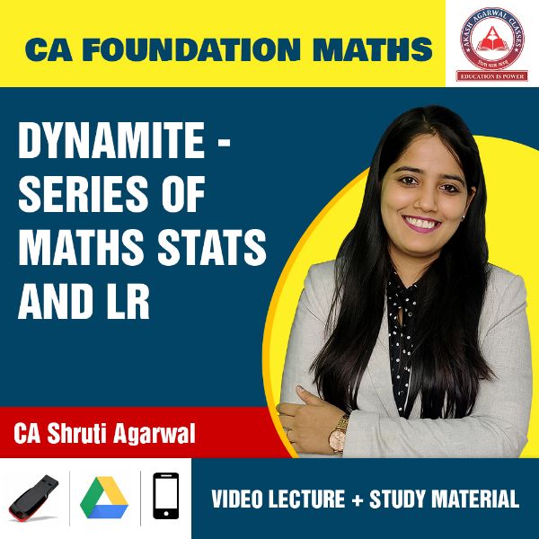 Picture of CA FOUNDATION MATHS - DYNAMITE - by CA Shruti Agarwal