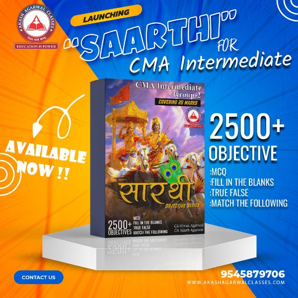 Picture of CMA INTER G 2 - SARTHI (OBJECTIVE BOOK)
