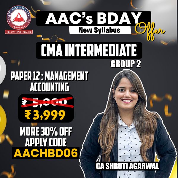 Akash Agarwal Classes. CMA INTER GROUP- 2- PAPER 12- MANAGEMENT ...