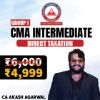 Picture of CMA INTER GROUP - 1 Direct Taxation - by CA Akash Agarwal 