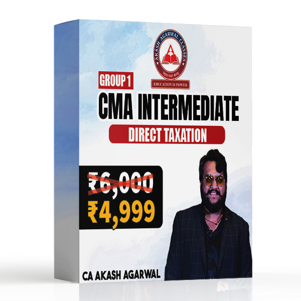 Picture of CMA INTER GROUP - 1 Direct Taxation - by CA Akash Agarwal 