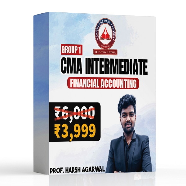 Picture of Paper-6- Financial Accounting - By Prof. Harsh Agarwal