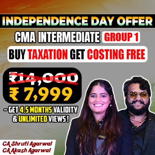 Picture of CMA INTER G1 TAXATION & COSTING COMBO [INDEPENDENCE DAY OFFER]