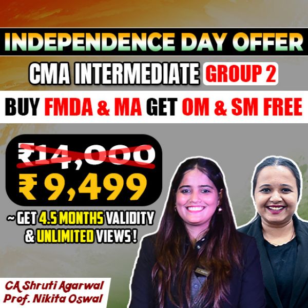 Picture of CMA INTER G2 FMDA, MANAGEMENT ACCOUNTING & OM-SM COMBO [INDEPENDENCE DAY OFFER]