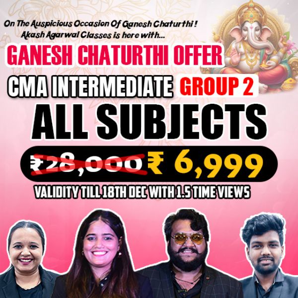 Picture of CMA INTER COMBO- GROUP 2 [GANESH CHATURTHI OFFER] 