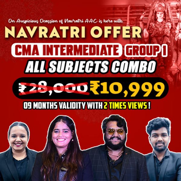 Picture of CMA INTER GROUP 1 COMBO (NEW SYLLABUS)- [NAVRATRI OFFER]