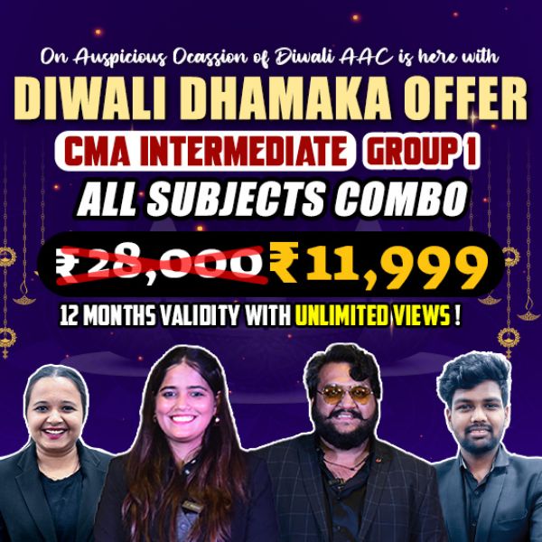 Picture of CMA INTER G1 COMBO [DIWALI DHAMAKA OFFER]