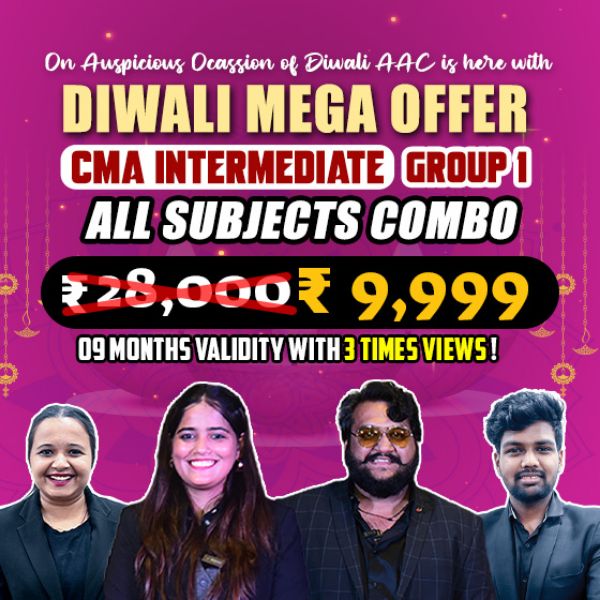 Picture of CMA INTER G1 COMBO [DIWALI MEGA OFFER] 