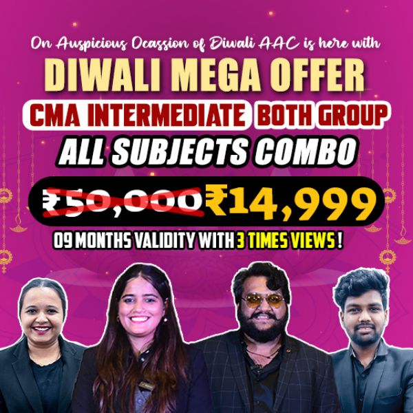 Picture of CMA INTER BOTH GROUP COMBO [DIWALI MEGA OFFER] 