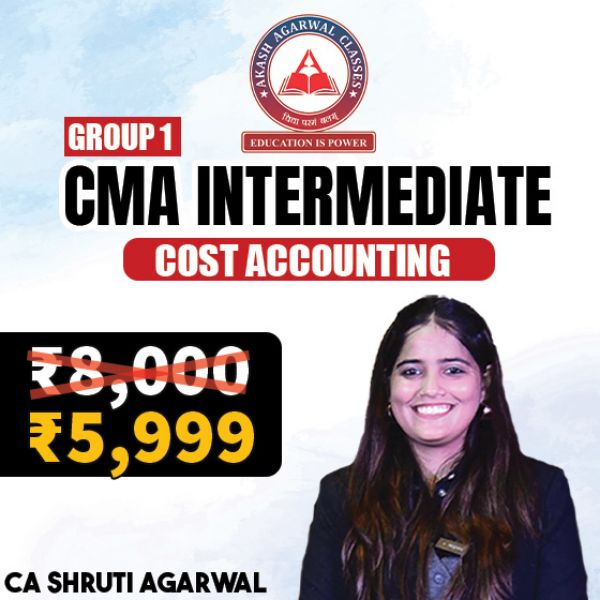 Picture of CMA Inter Group 1 - Costing - by CA Shruti Agarwal 