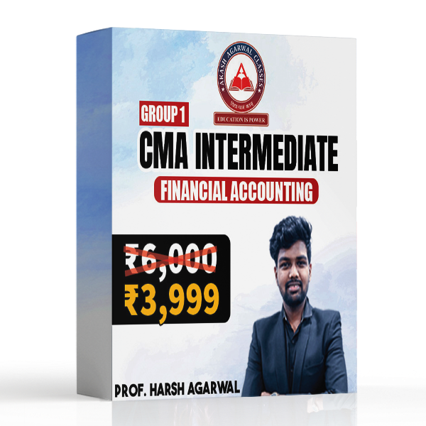 Picture of Paper-6- Financial Accounting - By Prof. Harsh Agarwal 