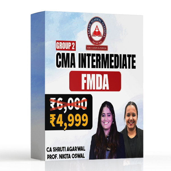 Picture of CMA Inter Group 2 - Financial Management & Data Analytics - by CA Shruti Agarwal