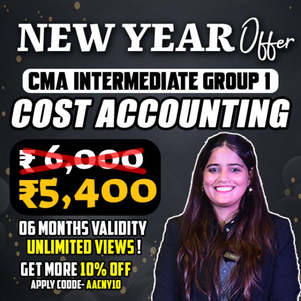 Picture of CMA INTER GROUP 1 - COST ACCOUNTING [NEW YEAR OFFER]