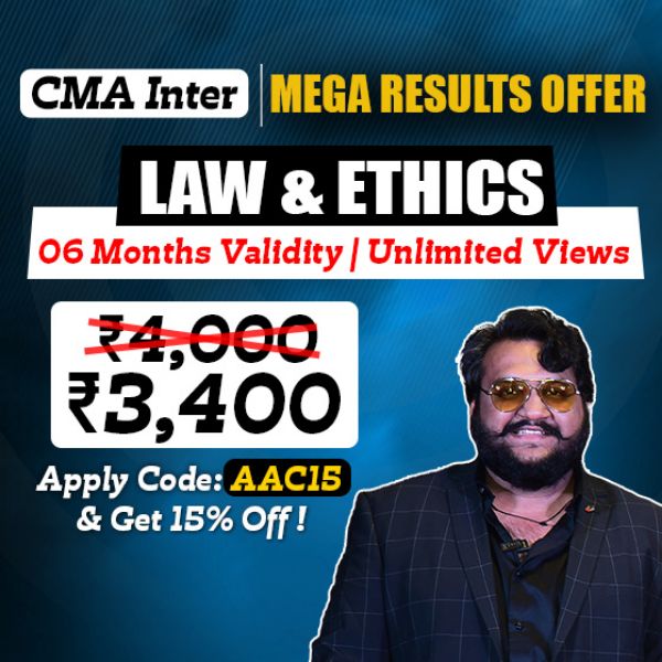 Picture of CMA INTER GROUP 1 - LAW & ETHICS  [MEGA RESULT OFFER]