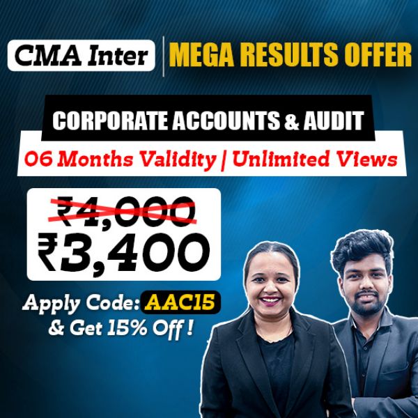 Picture of CMA INTER GROUP 2- CO. ACCOUNTS & AUDIT [MEGA RESULT OFFER]