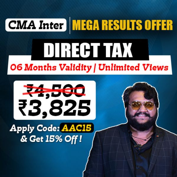 Picture of CMA INTER GROUP 1- DIRECT TAXATION [MEGA RESULT OFFER]