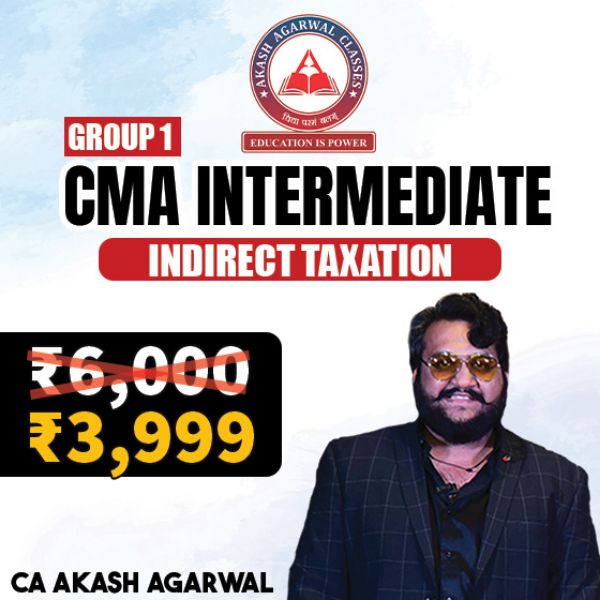 Picture of CMA INTER GROUP 1- INDIRECT TAXATION