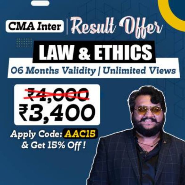 Picture of CMA INTER GROUP 1 - LAW & ETHICS  [RESULT OFFER]