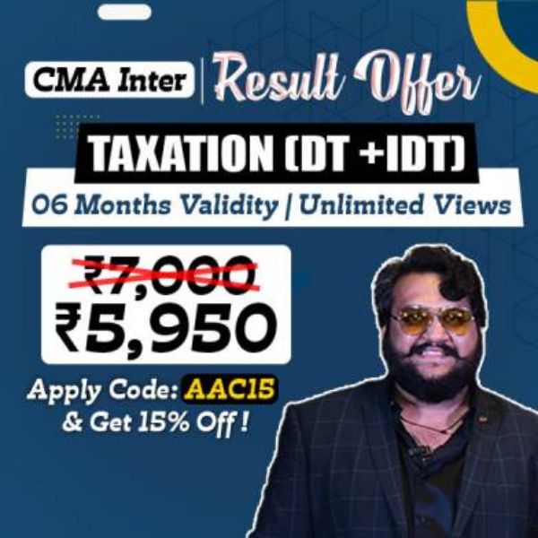 Picture of CMA INTER GROUP 1 - TAXATION  [RESULT OFFER]