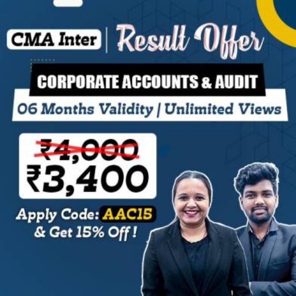 Picture of CMA INTER GROUP 2- CO. ACCOUNTS & AUDIT  [RESULT OFFER]