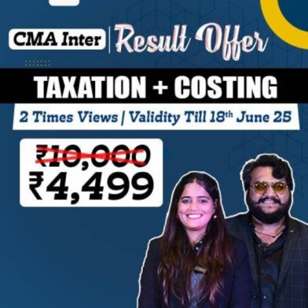 Picture of CMA INTER G1 TAXATION & COSTING COMBO [RESULTS OFFER]