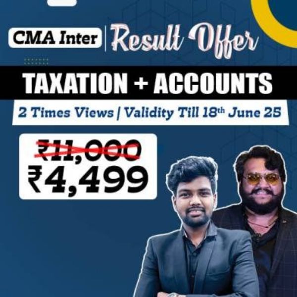 Picture of CMA INTER G1 TAXATION & ACCOUNTS COMBO [RESULTS OFFER]