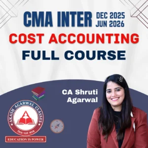 CMA INTER GROUP 1 - COST ACCOUNTING
